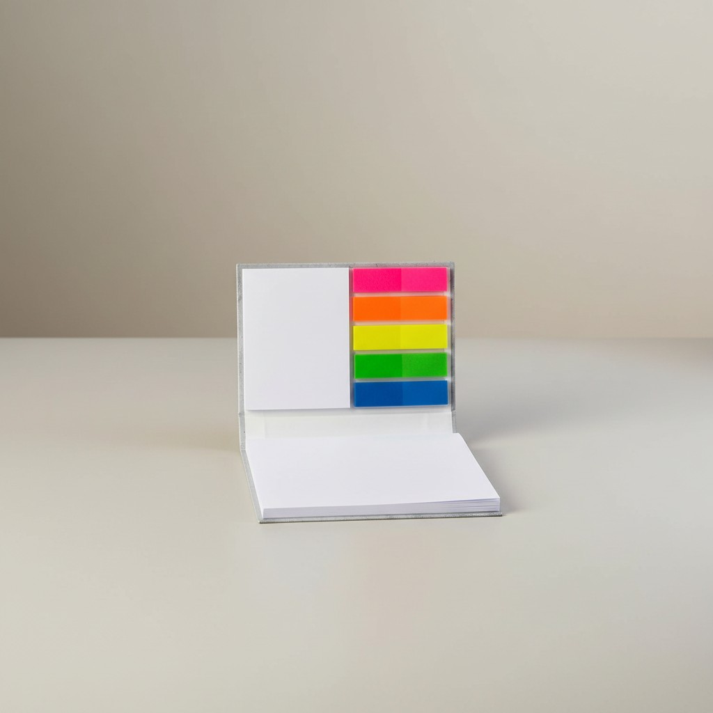 Haftnotizblock mit Umschlag Hardcover